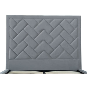 Crosby - Bed With Upholstered Headboard And Slats