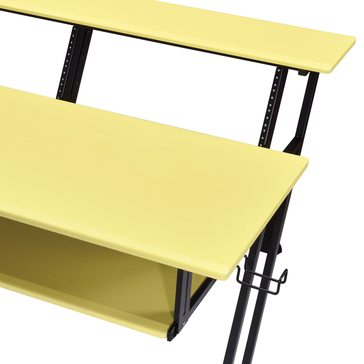Suitor - Music Recording Studio Desk - Black / Yellow - Best Buy Furniture