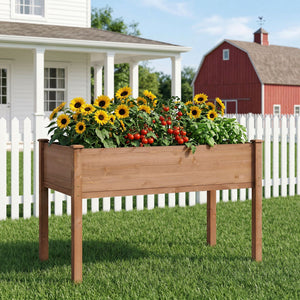 Elevated Raised Garden Bed For Outdoor