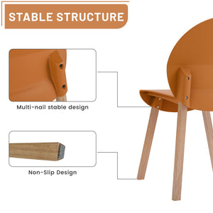 4 Piece Set Of Single Chairs With A Folding Square Table