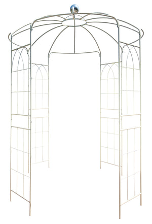 Metal Garden Arch Iron Garden Arbors Gazebo Dia High Birdcage Shape Pergola Pavilion For Wedding Ceremony