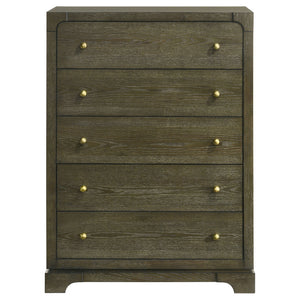 Harbington - 5 Drawer Chest - Chocolate
