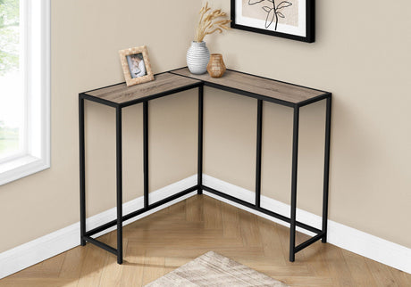 Corner Accent Console Table For Entryway, Unique L-Shaped Design - Best Buy Furniture