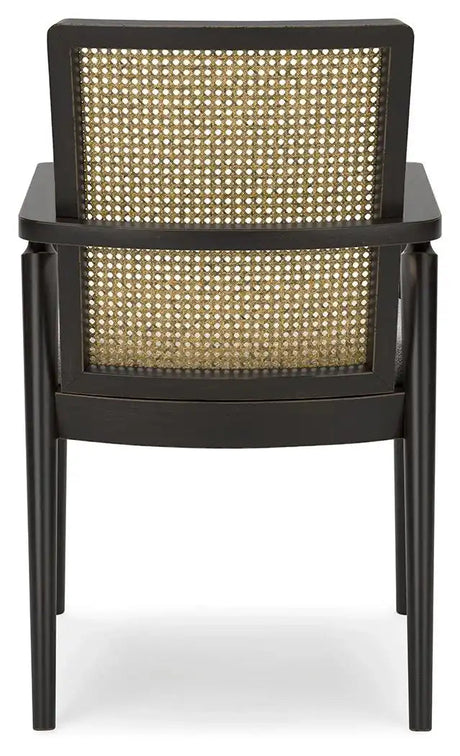 Galliden - Dining Upholstered Arm Chair (Set of 2) - Black - Best Buy Furniture