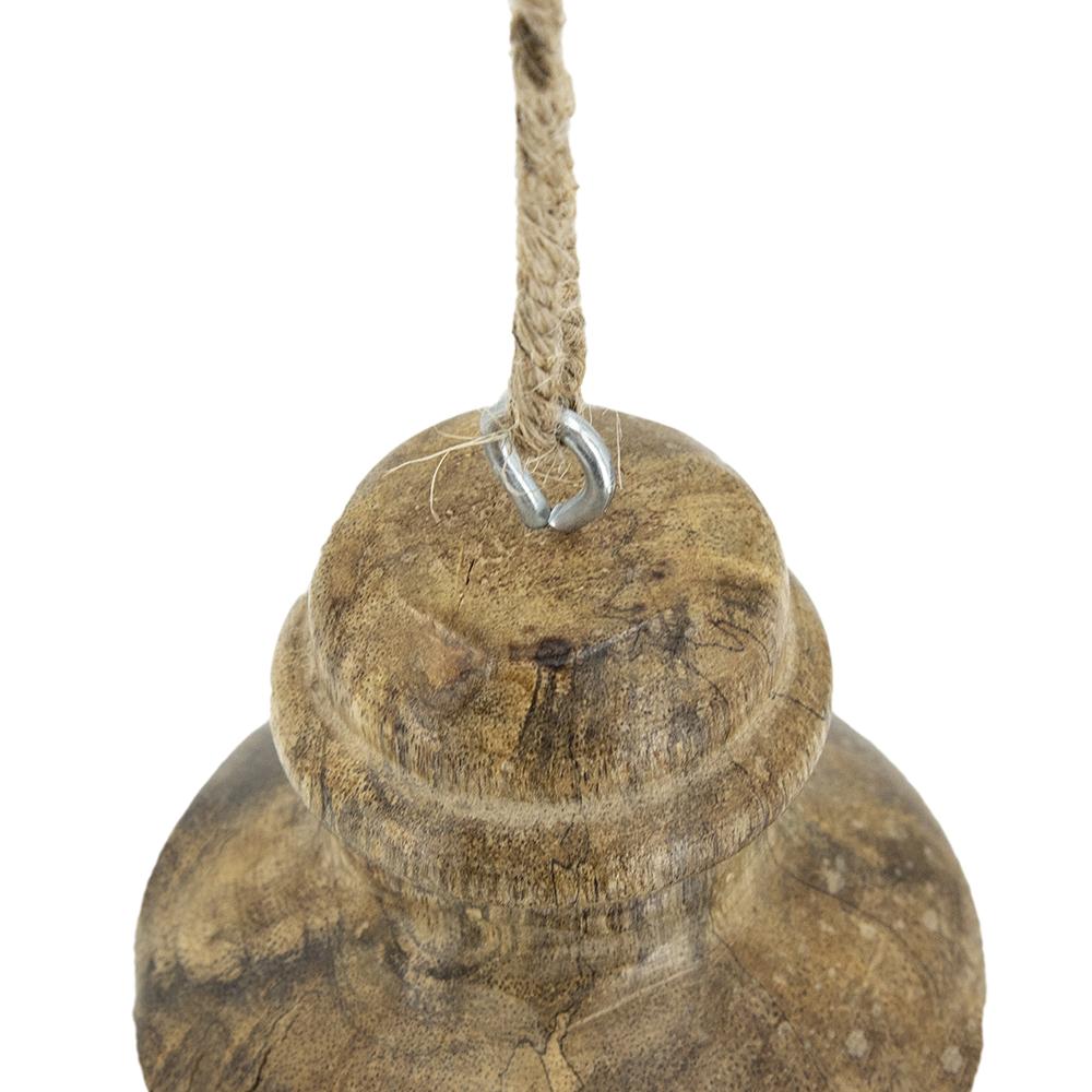 Wooden Hanging Ornaments for Christmas Tree - Set of 8