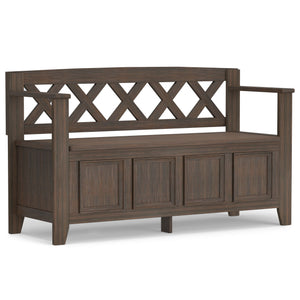 Amherst - Handcrafted Entryway Storage Bench