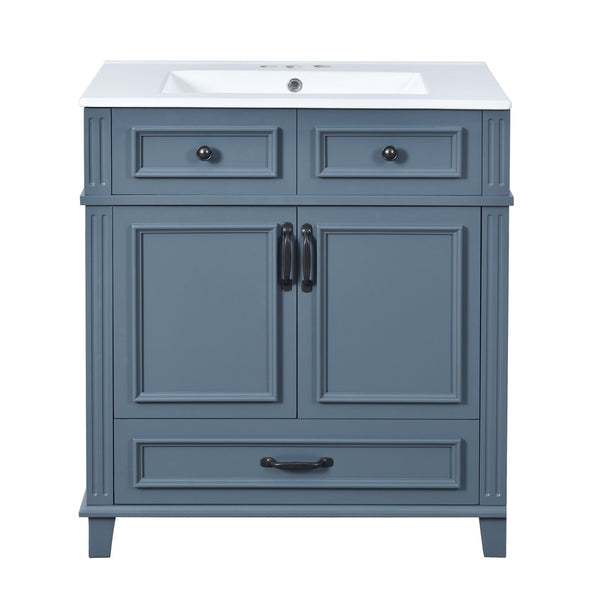 Bathroom Vanity With Sink And Storage Cabinet
