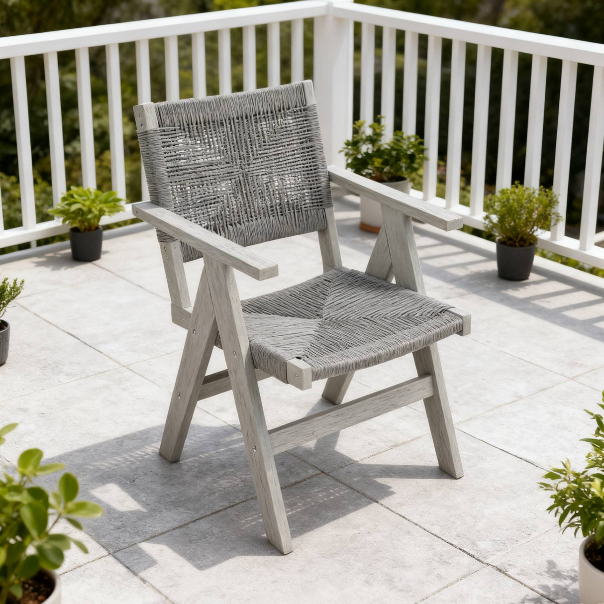 2 Piece HIPS All-Season Dining Chair Suitable For Garden Dinners & Versatile Outdoor Eating Spaces
