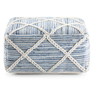 Cowan - Handcrafted Square Pouf