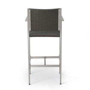Outdoor Rust Proof Aluminum Barstools (Set of 2)