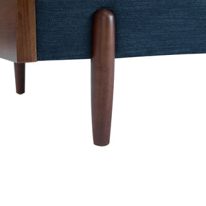 Mid-Century Modern Sofa - Navy