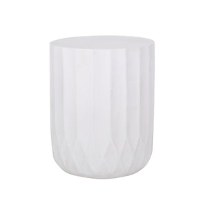 Round Outdoor Side Table, 15" W x 15" D End Table