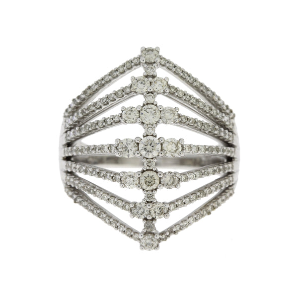 1.00ct Diamond Ring 14KT White Gold