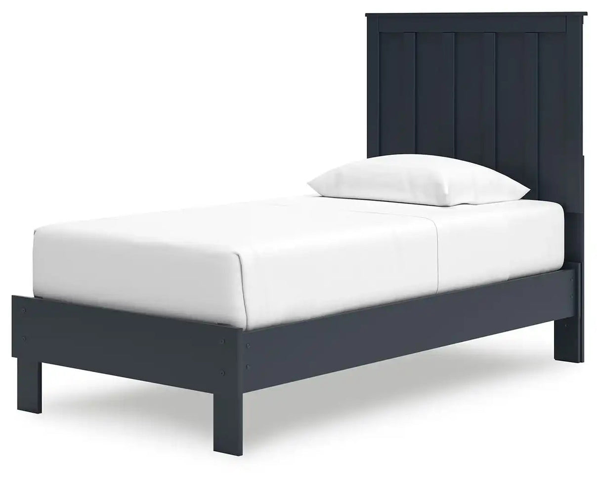 Simmenfort - Platform Bed With Panel Headboard - Best Buy Furniture