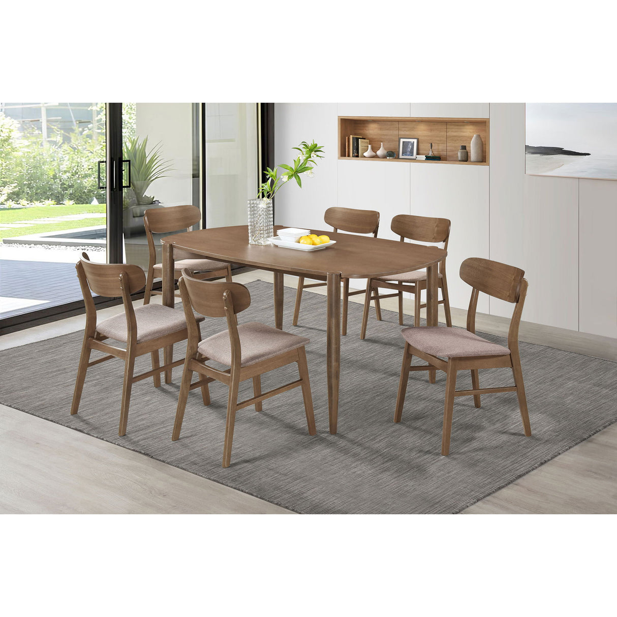 Whisten - Dining Side Chair (Set of 2) - Walnut