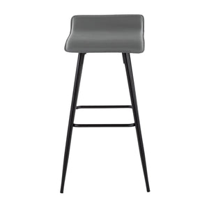 Ale - Contemporary Fixed-Height Bar Stool (Set of 2)