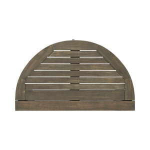 Outdoor Half Round Folding Acacia Wood Bistro Table