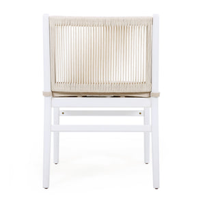 Outdoor Acacia Wood Patio Dining Armchair (Set of 2)