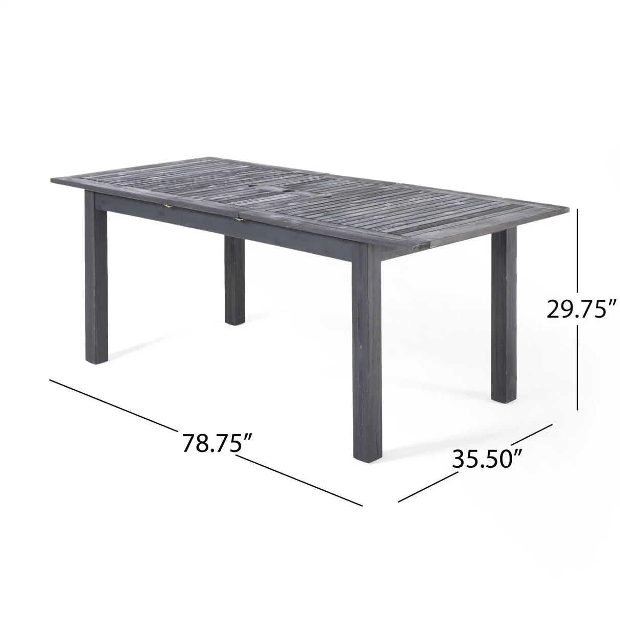 Outdoor Expandable Dining Table With Square Legs - Best Buy Furniture