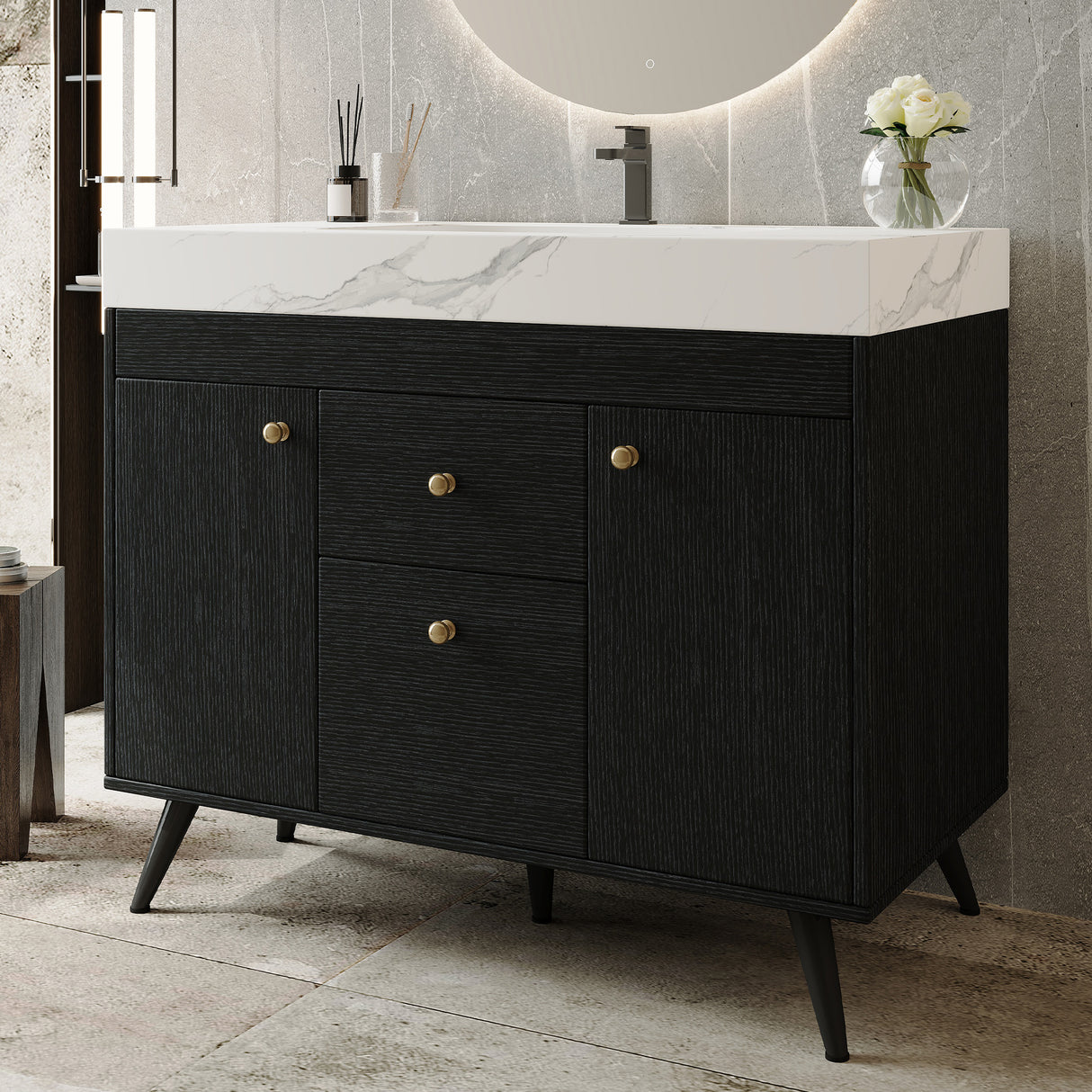 36" Modern Freestanding Bathroom Vanity