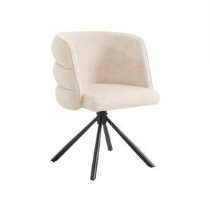 270 Degree Swivel Upholstered Desk Chairs (Set of 2)