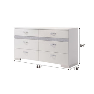 Naima II - Dresser - White - Best Buy Furniture