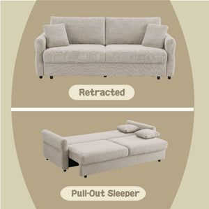 Haran Pull Out Sleeper Sofa With Storage