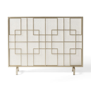 Dorothy - Modern Single Panel Iron Fire Screen