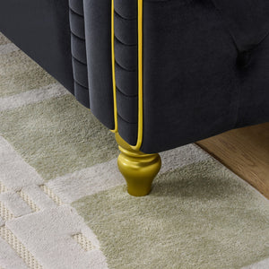 Modern Velvet Loveseat Sofa
