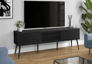 TV Stand, Media Entertainment Center, Storage Cabinet, Console, Storage Shelves, Bedroom, Living Room, Contemporary, Modern - Black - Best Buy Furniture