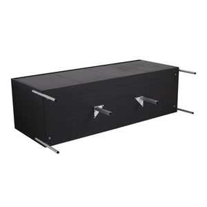 Freestanding Bathroom Vanity With Resin Sink And Storage Cabinet