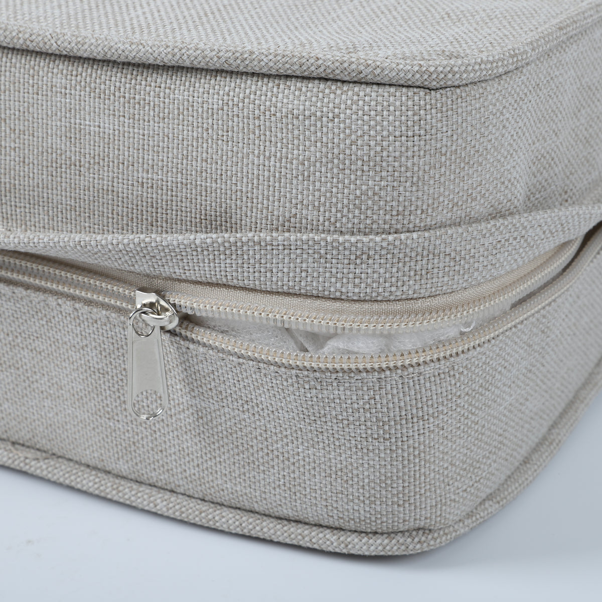 2 Pcs Set High Back Patio Chair Cushions in Beige