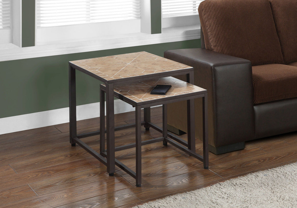 Nesting Table, Space-Saving Design Transitional (Set of 2) - Best Buy Furniture
