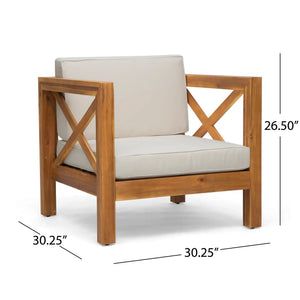 Brava - Mid - Century Modern Club Chair With Water Resistant Cushions - Best Buy Furniture