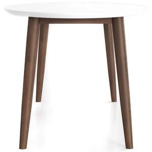 Ada - Mid-Century Modern Style Oval Dining Table
