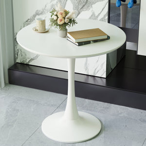 31.5" White Dining Table