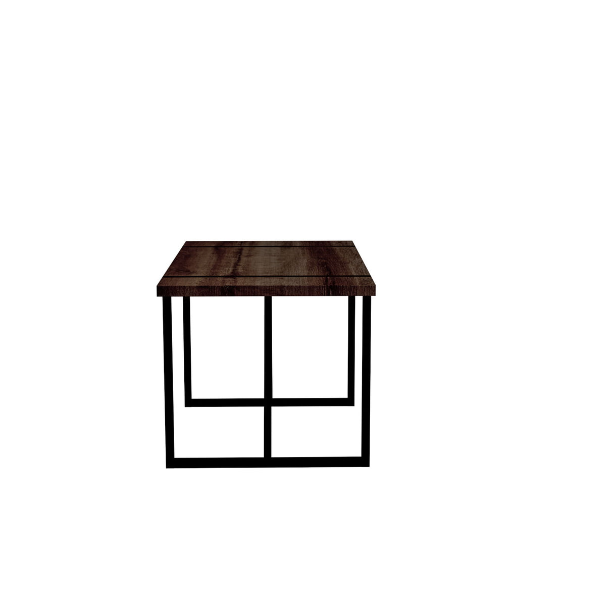 Modern Dining Table With Metal Legs For 4 - 6 Person