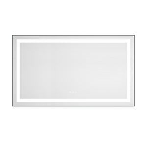 LED Bathroom Mirror with Front and Backlight