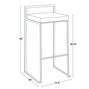 Fuji - Contemporary And Elegant Design Stackable Barstool