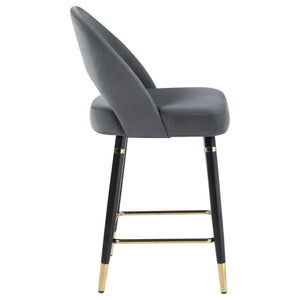 Open Back Counter Height Stools (Set of 2)