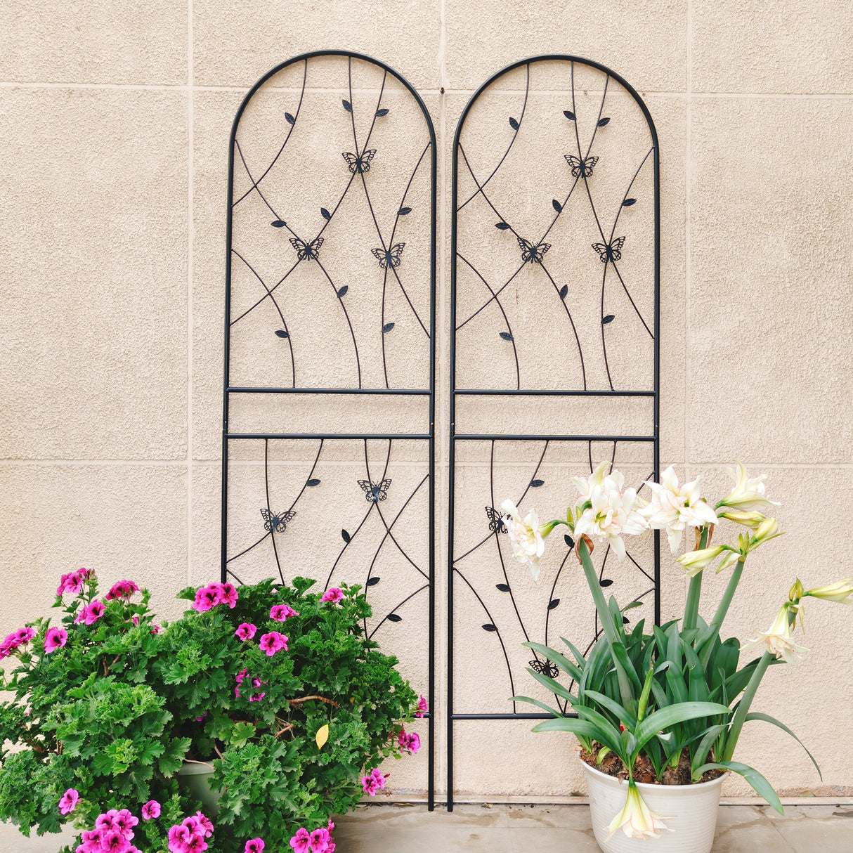 4 Pack Metal Garden Trellis