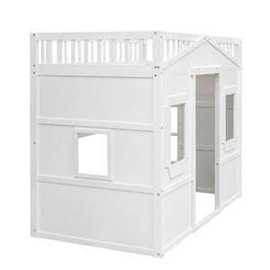 House Loft Bed With Ladder