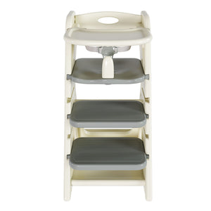 Multifunctional Growing Up Dining Chair With Adjustable Height And 5 Point Seat Belts