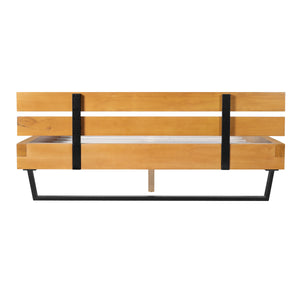 Pine Wood Bed Frame Queen Size