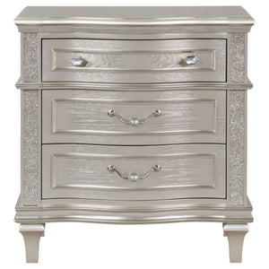 Evangeline - 3 Drawer Nightstand - Oak