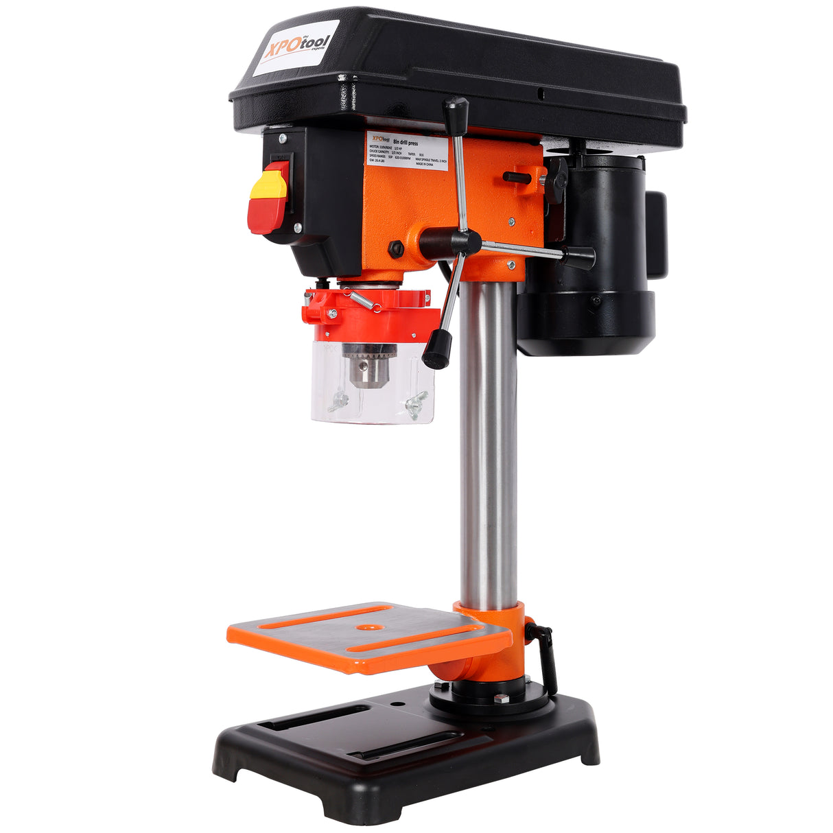 8" Swing Benchtop Drill Press with Laser & Vise Clamp