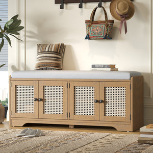 TREXM Rustic Storage Bench