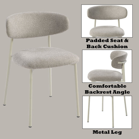Ingram - Side Chair (Set of 2) - Light Gray - Best Buy Furniture