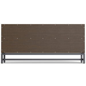 Banting - Low Wide Bookcase - Walnut Brown