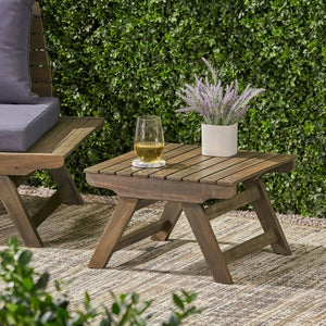 Sedona - Outdoor Side Table With Open Slat Design - Best Buy Furniture